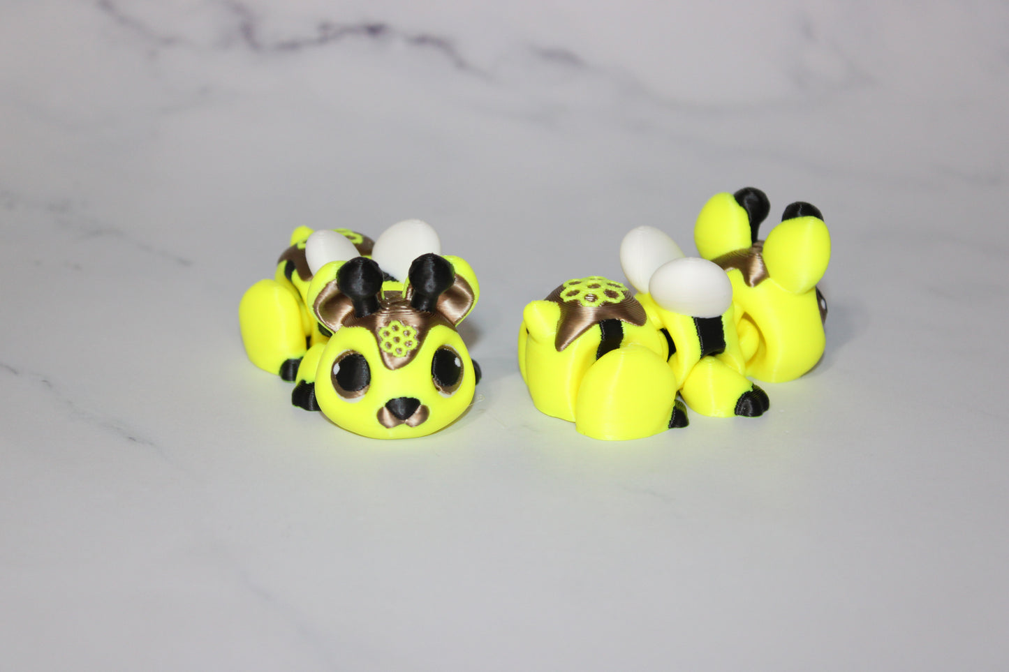 Honey Bunny Bee Articulated 3d Printed Figurine