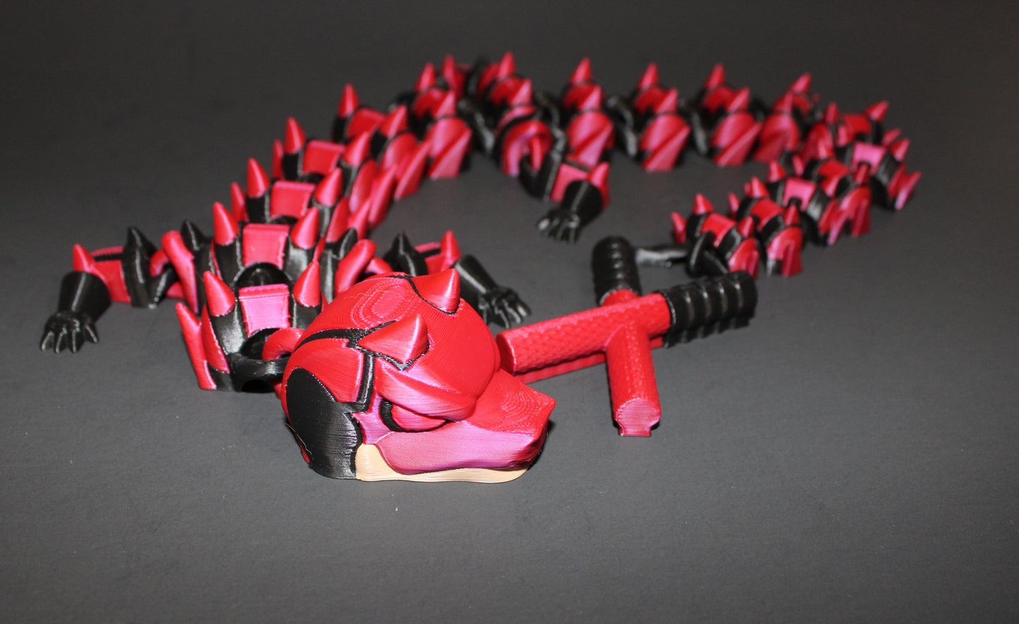 3D Printed Articulated Devil Dragon Fidget Toy