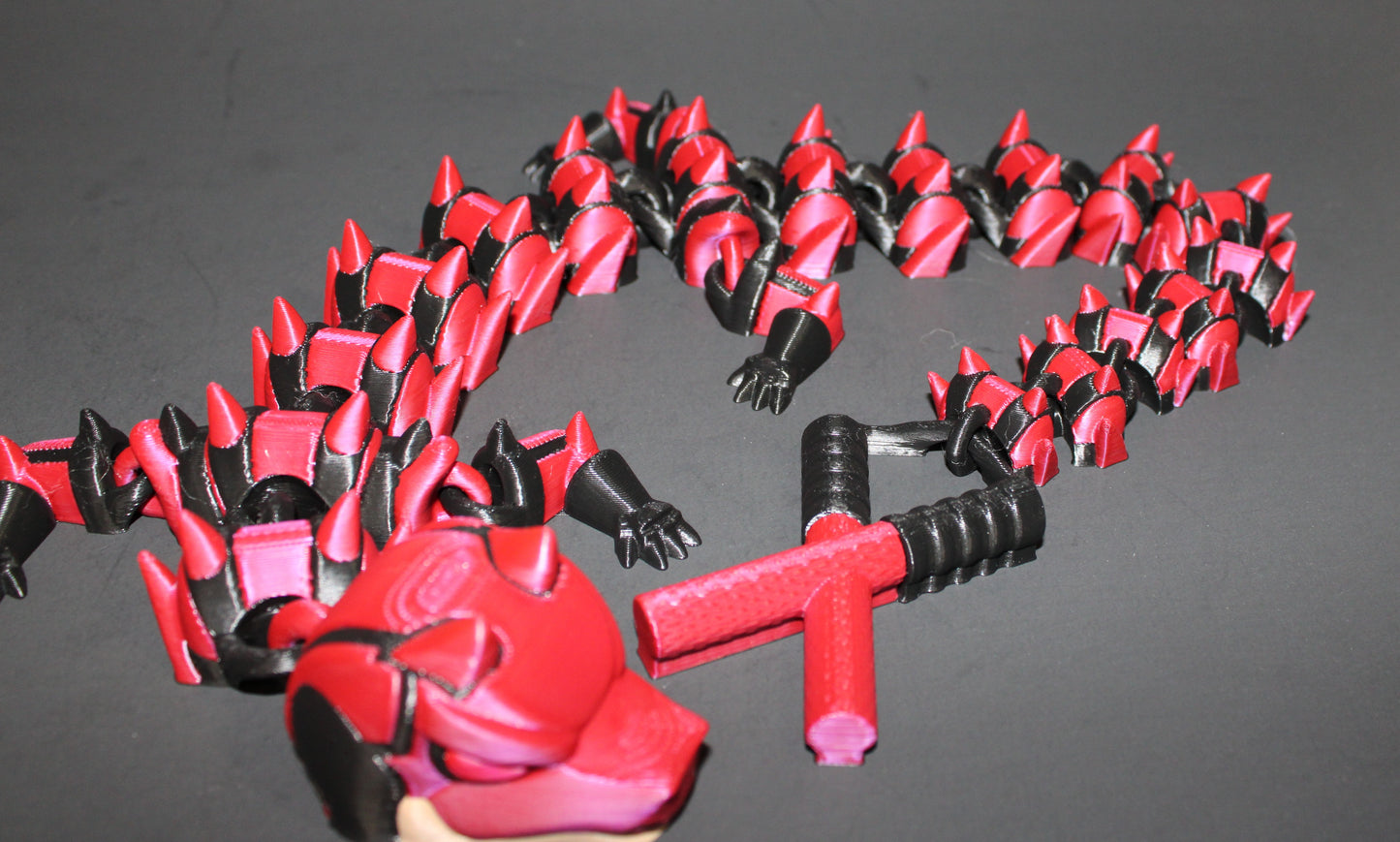 3D Printed Articulated Devil Dragon Fidget Toy