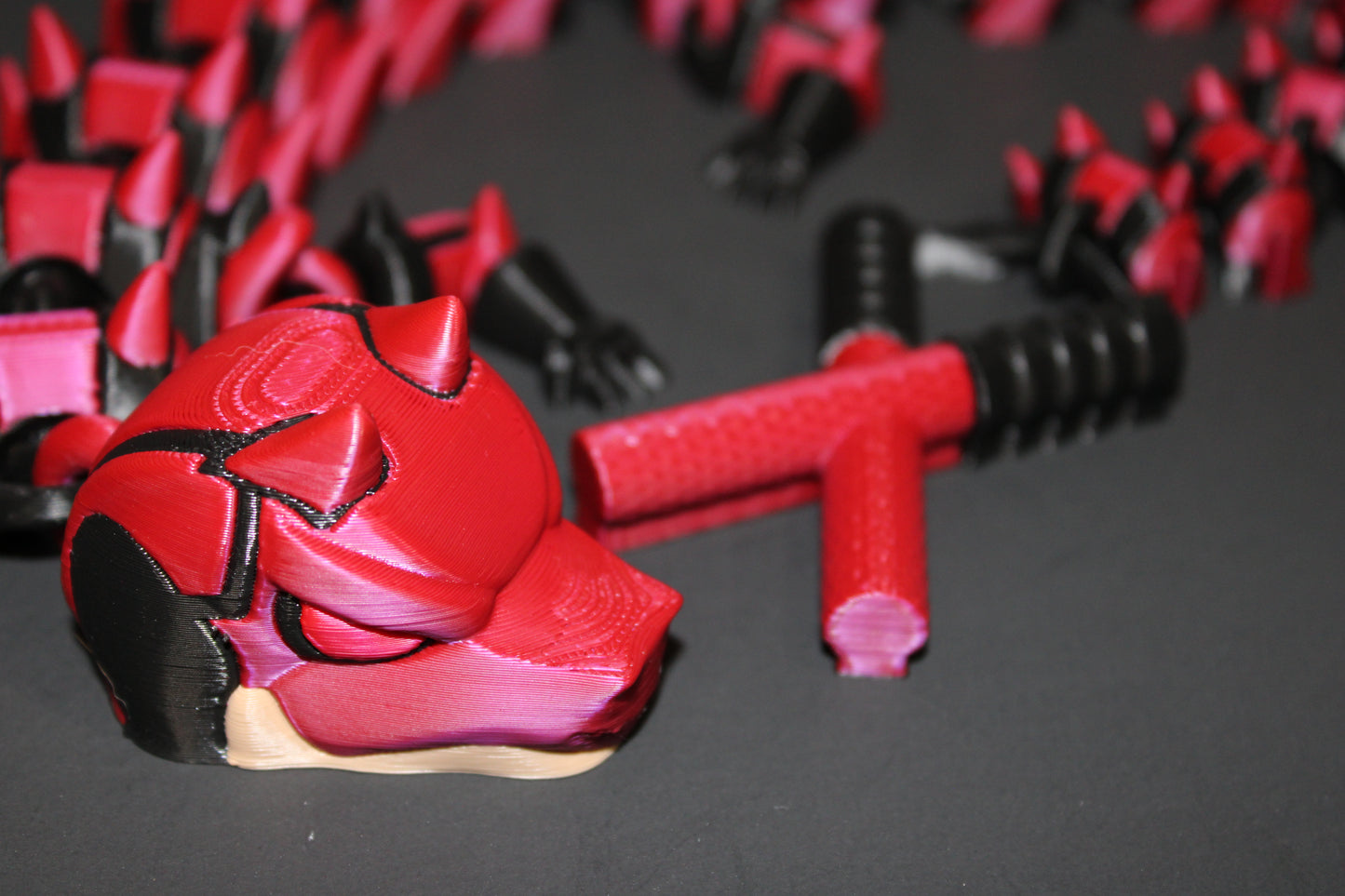 3D Printed Articulated Devil Dragon Fidget Toy