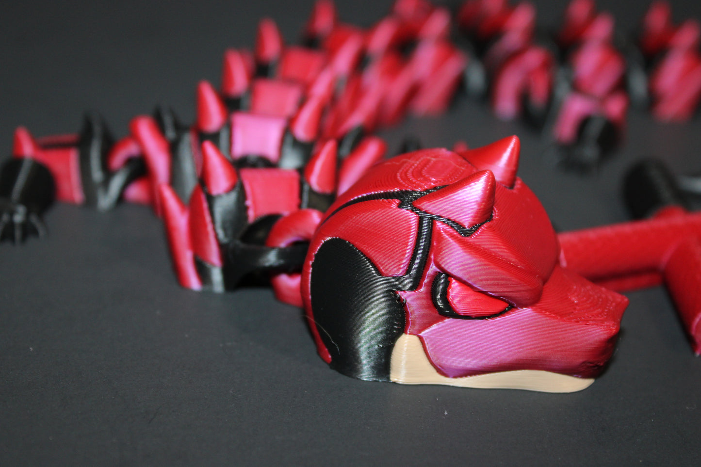 3D Printed Articulated Devil Dragon Fidget Toy