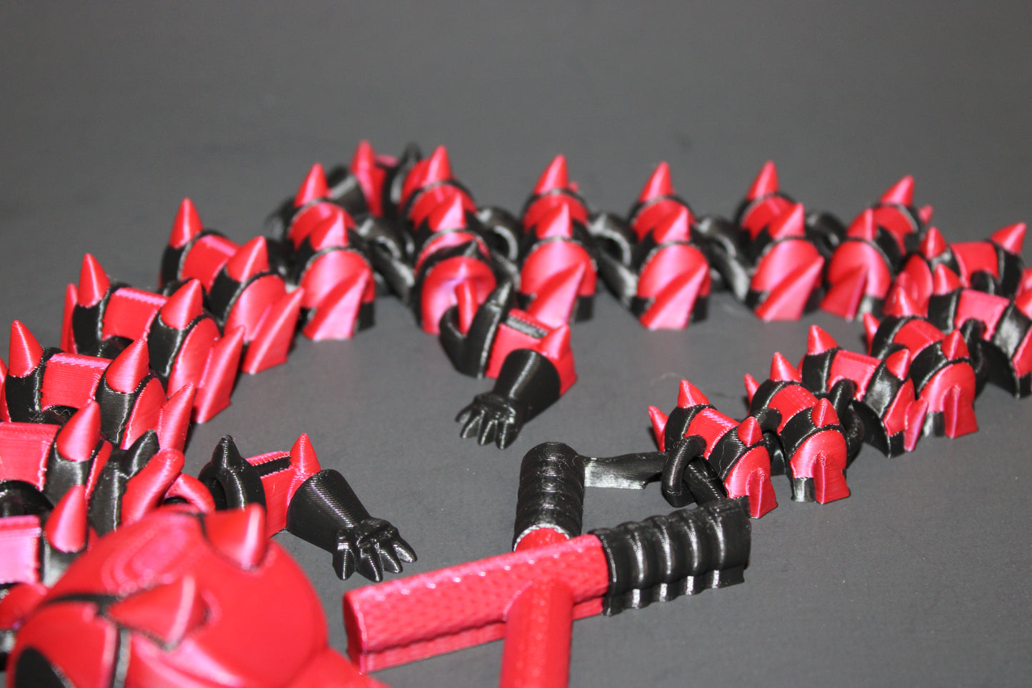 3D Printed Articulated Devil Dragon Fidget Toy