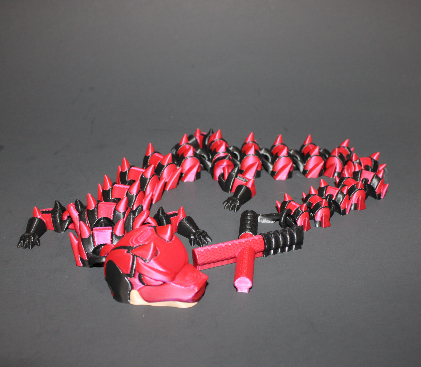 3D Printed Articulated Devil Dragon Fidget Toy