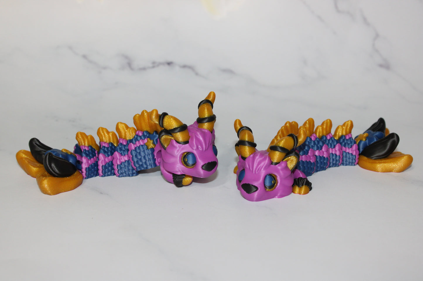 Capricorn Dragon Articulated 3d Printed Figurine