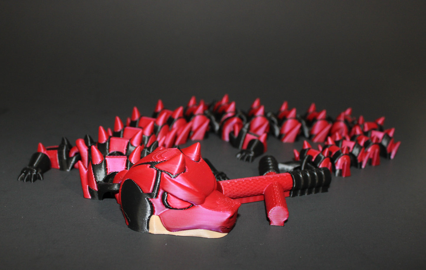3D Printed Articulated Devil Dragon Fidget Toy