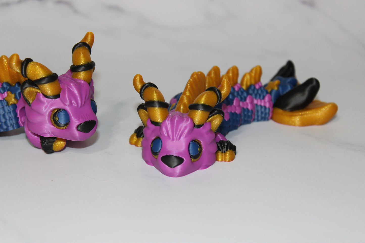 Capricorn Dragon Articulated 3d Printed Figurine