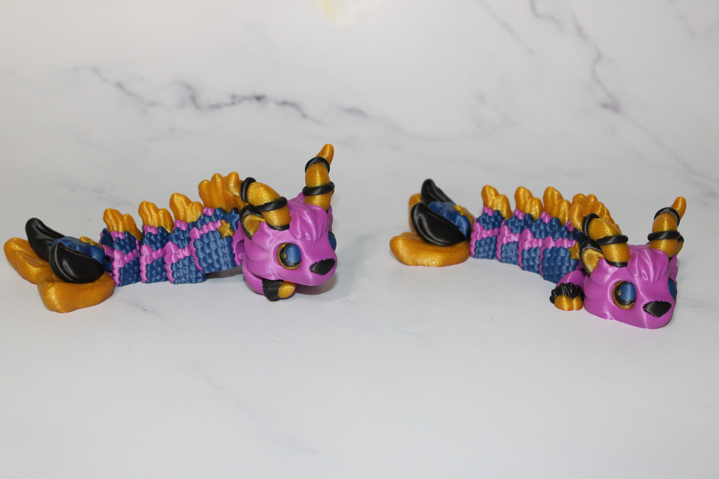 Capricorn Dragon Articulated 3d Printed Figurine