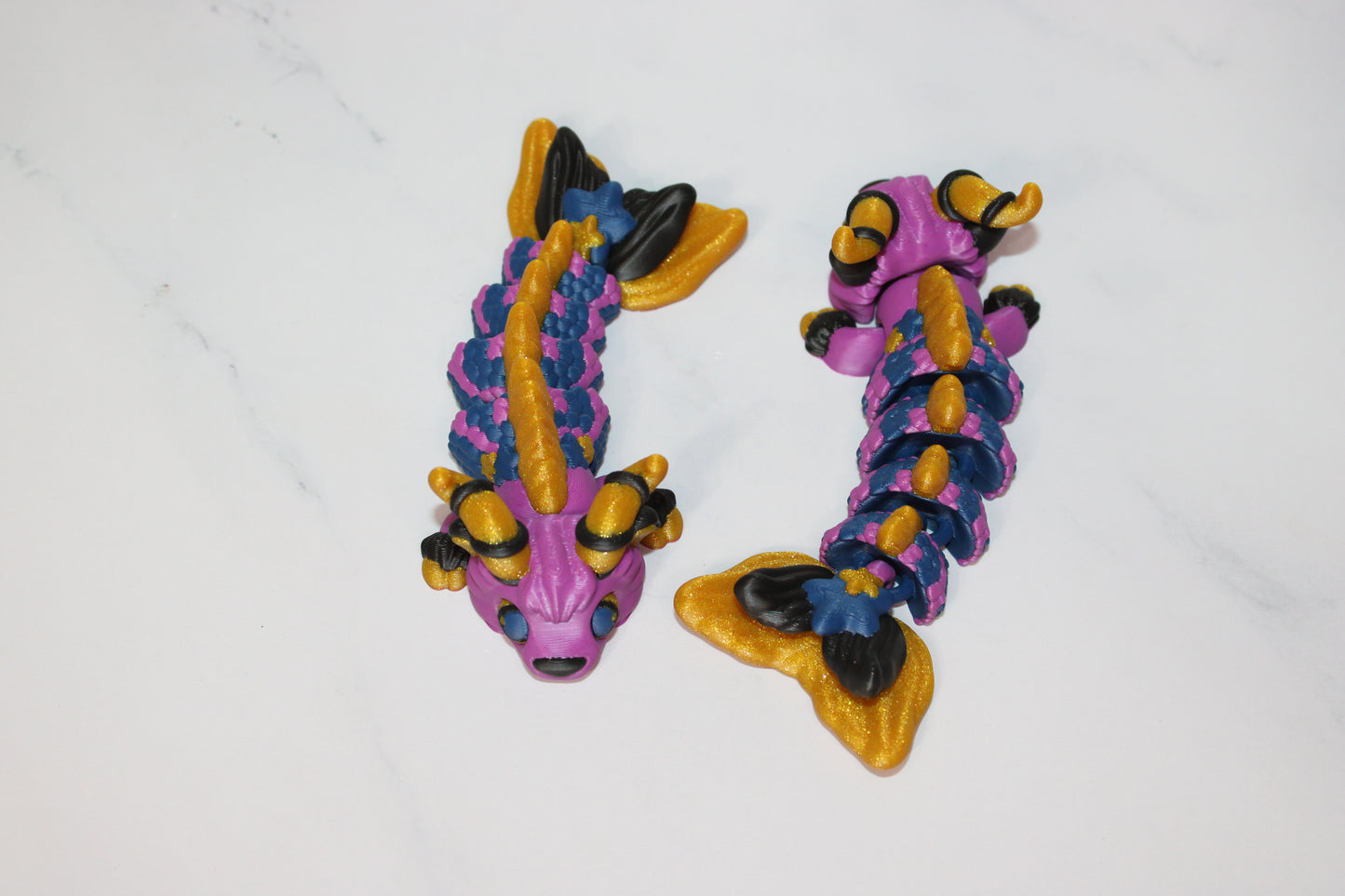 Capricorn Dragon Articulated 3d Printed Figurine
