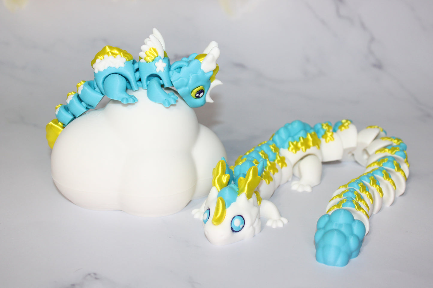 Dream Dragon or Baby Dream Dragon Articulated 3d Printed Figurine