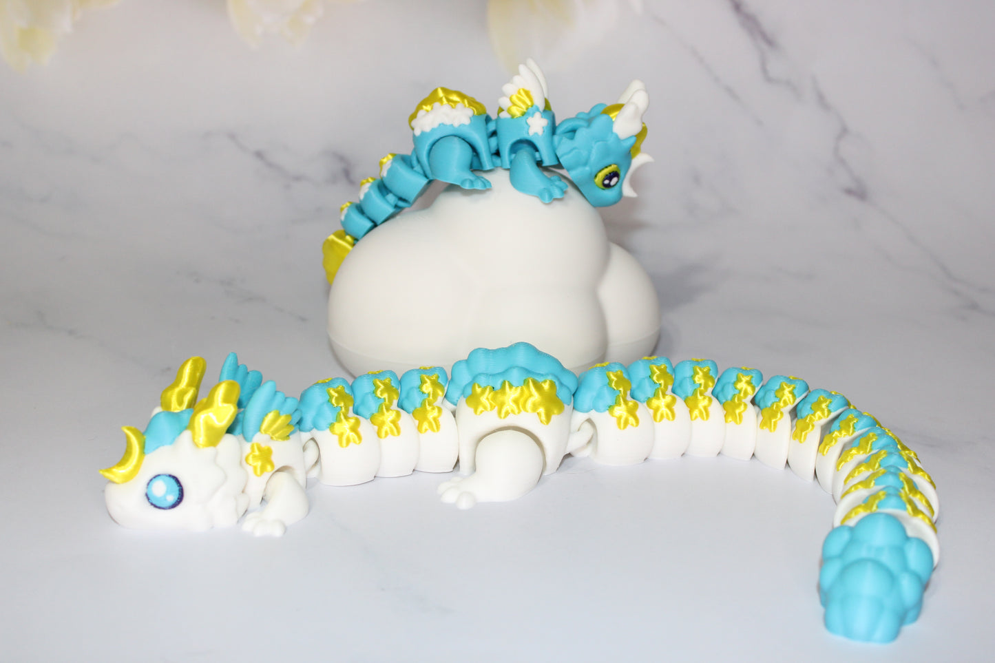 Dream Dragon or Baby Dream Dragon Articulated 3d Printed Figurine