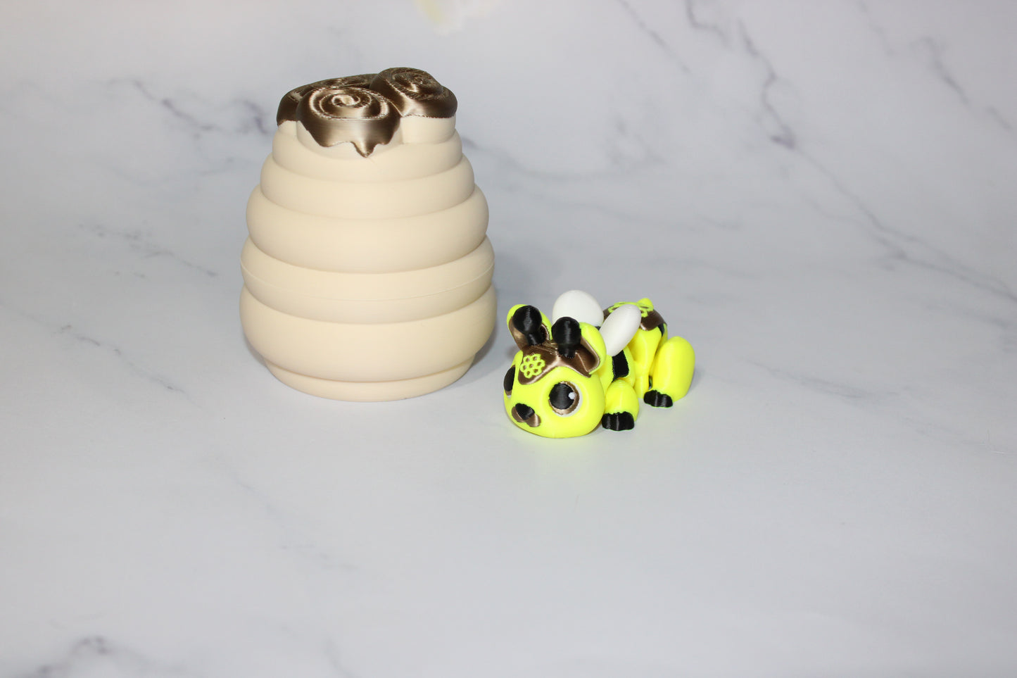 Honey Bunny Bee Articulated 3d Printed Figurine