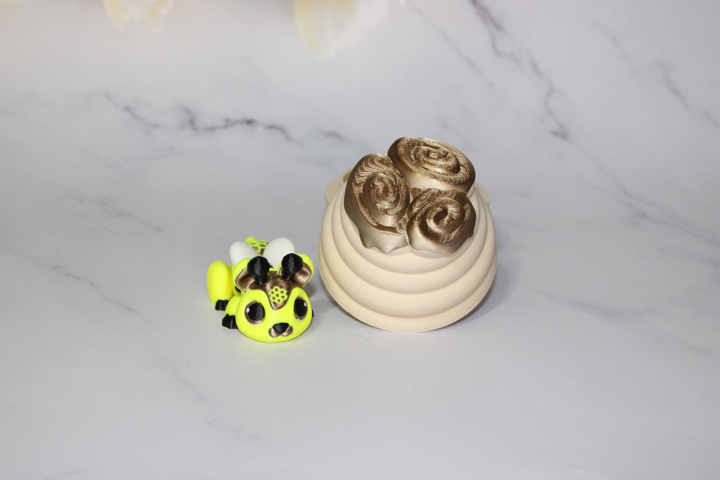 Honey Bunny Bee Articulated 3d Printed Figurine