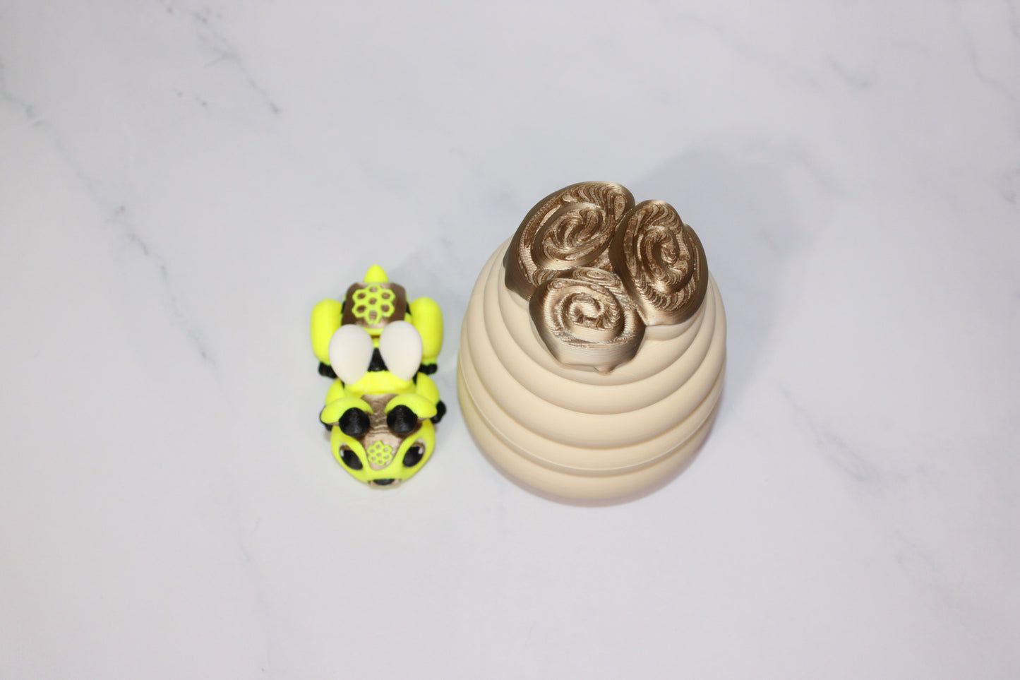 Honey Bunny Bee Articulated 3d Printed Figurine