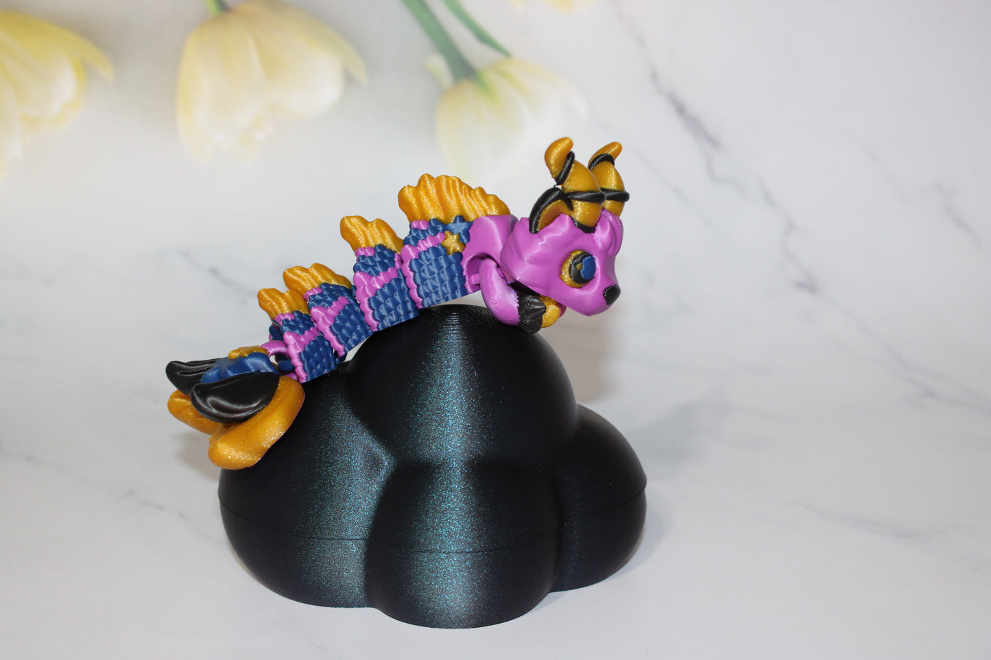 Capricorn Dragon Articulated 3d Printed Figurine
