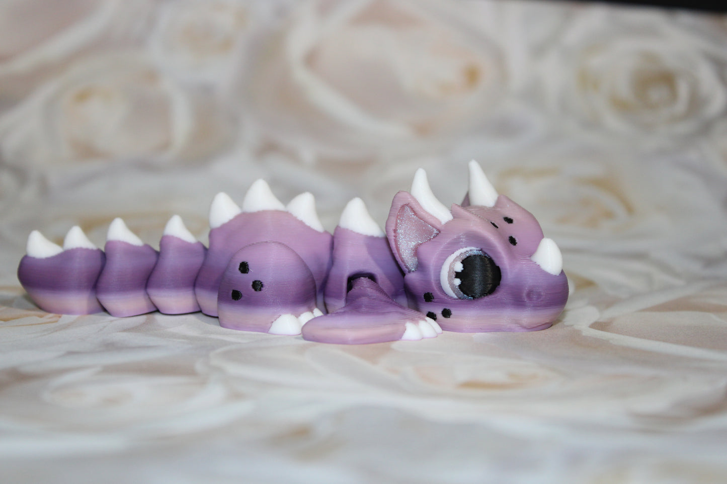 Baby Wyvern Dragon: 3D Printed Articulated Fidget Toy-4.25"