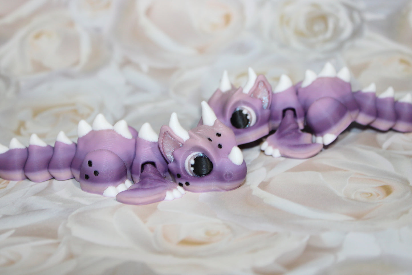 Baby Wyvern Dragon: 3D Printed Articulated Fidget Toy-4.25"