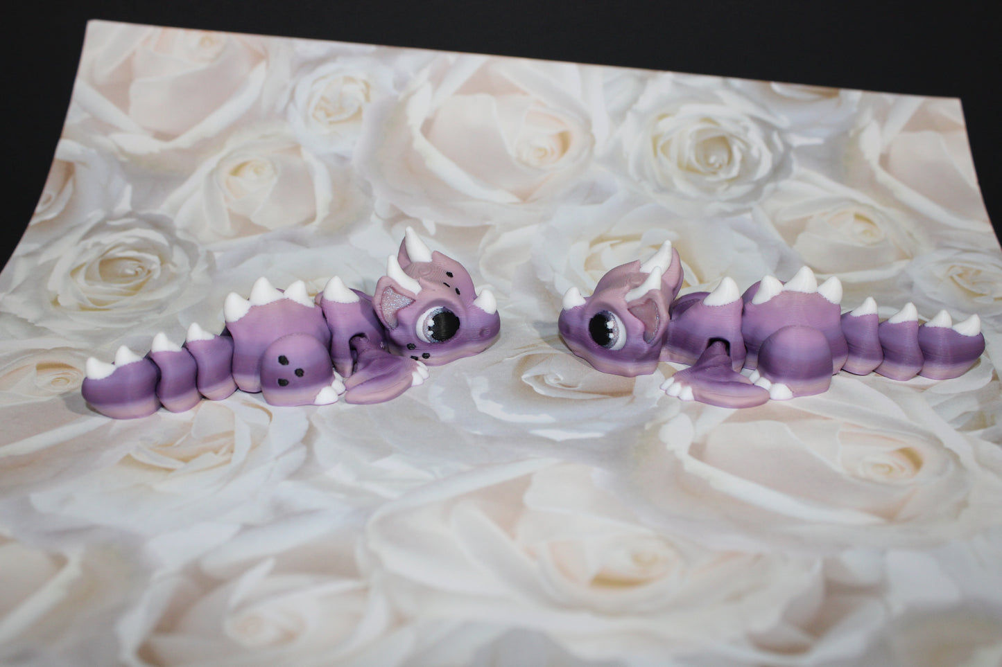 Baby Wyvern Dragon: 3D Printed Articulated Fidget Toy-4.25"