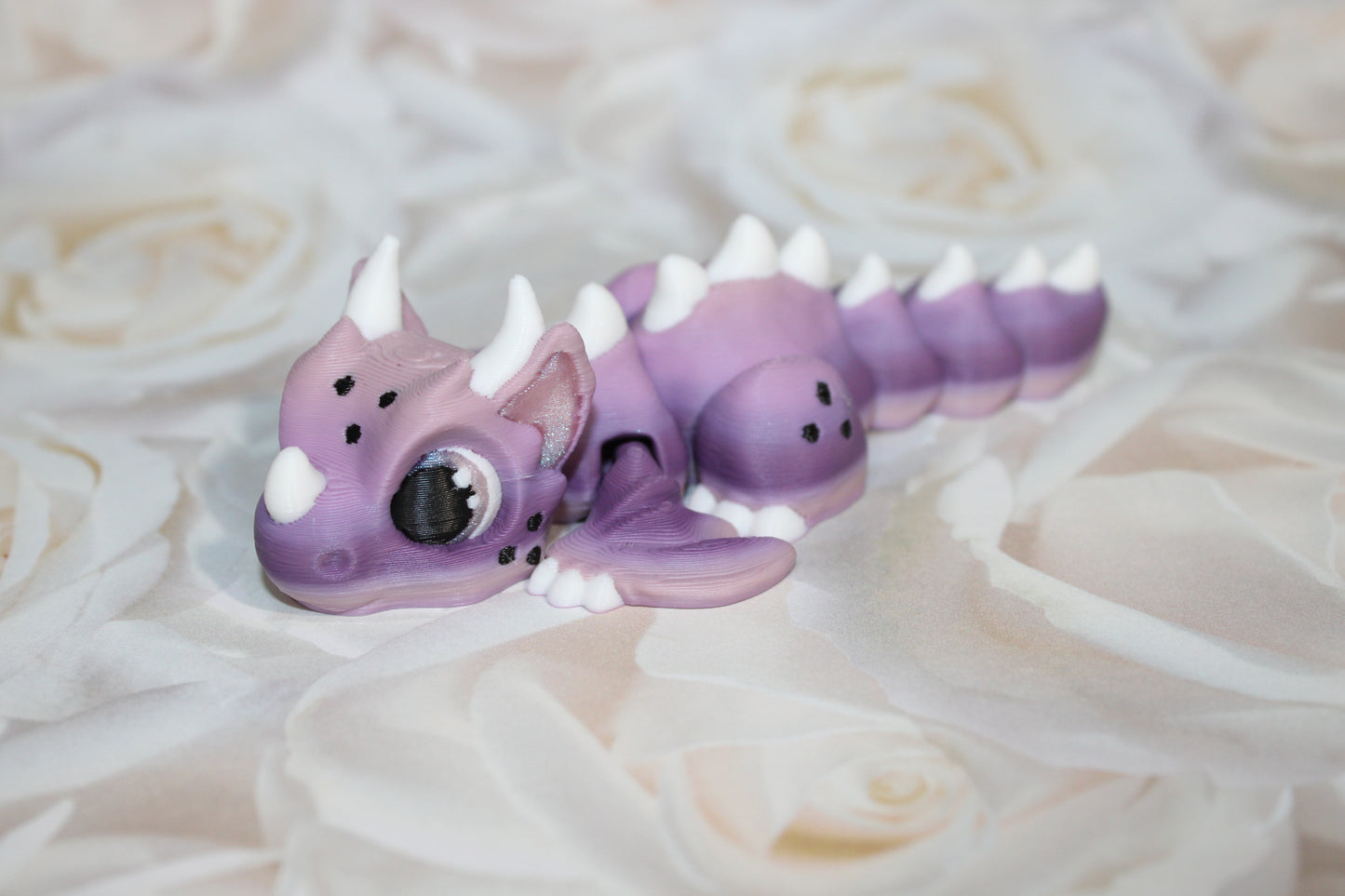 Baby Wyvern Dragon: 3D Printed Articulated Fidget Toy-4.25"