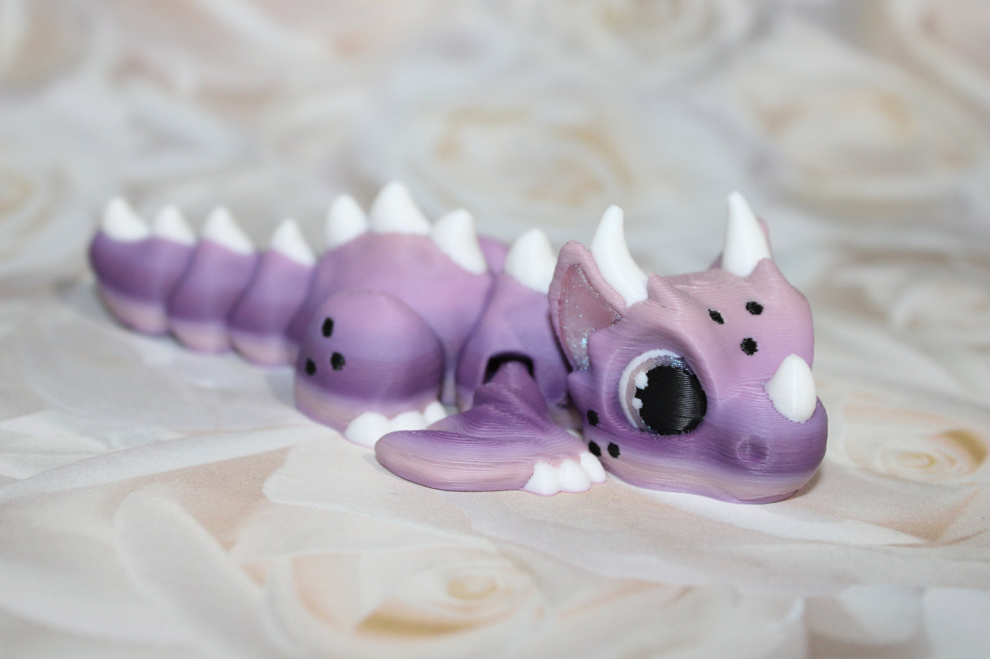 Baby Wyvern Dragon: 3D Printed Articulated Fidget Toy-4.25"