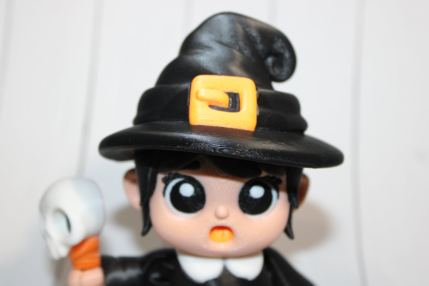 3D Printed Articulated Cute Witch Figurine