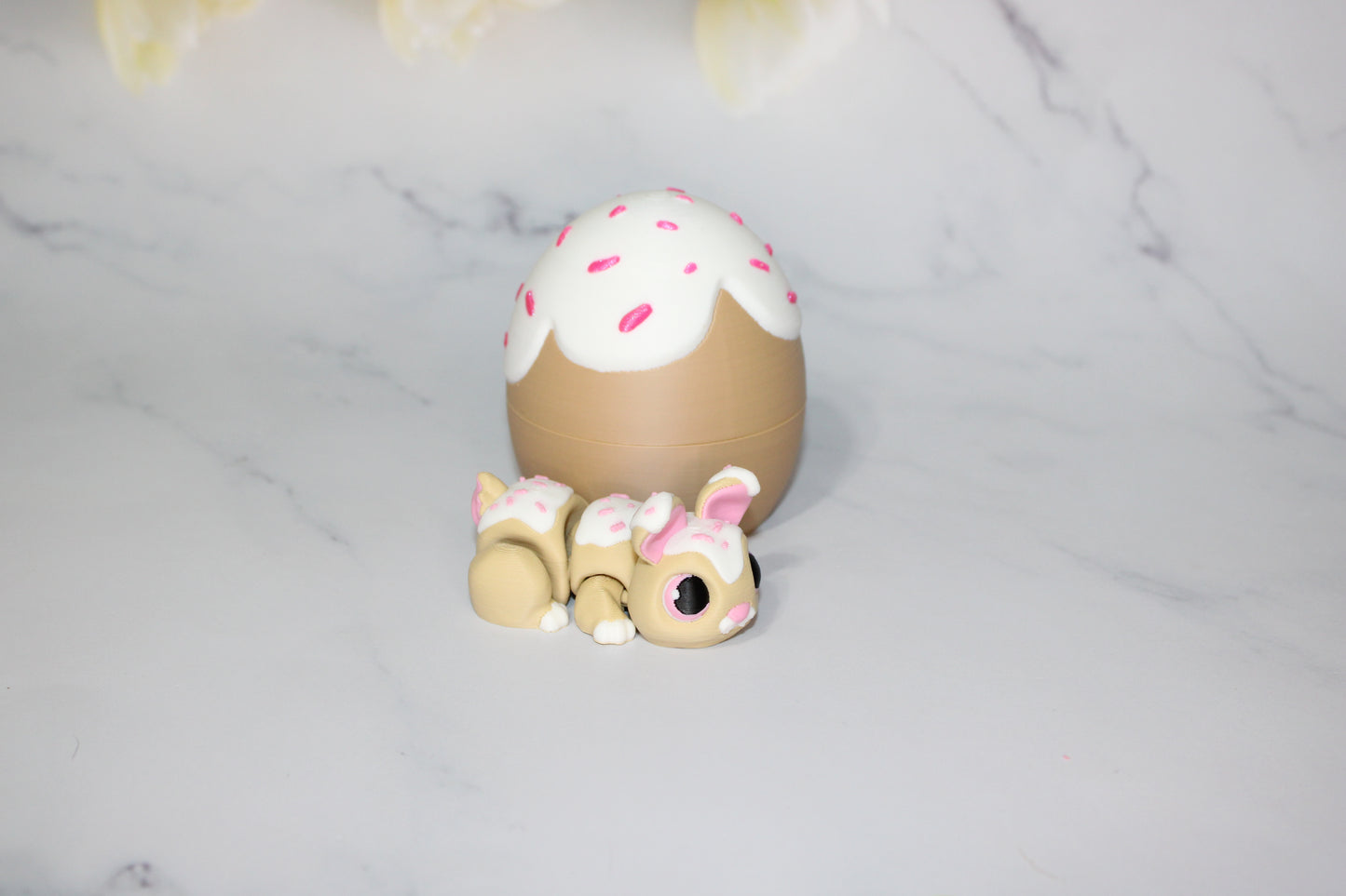 Hoptart Bunny Articulated 3d Printed Figurine