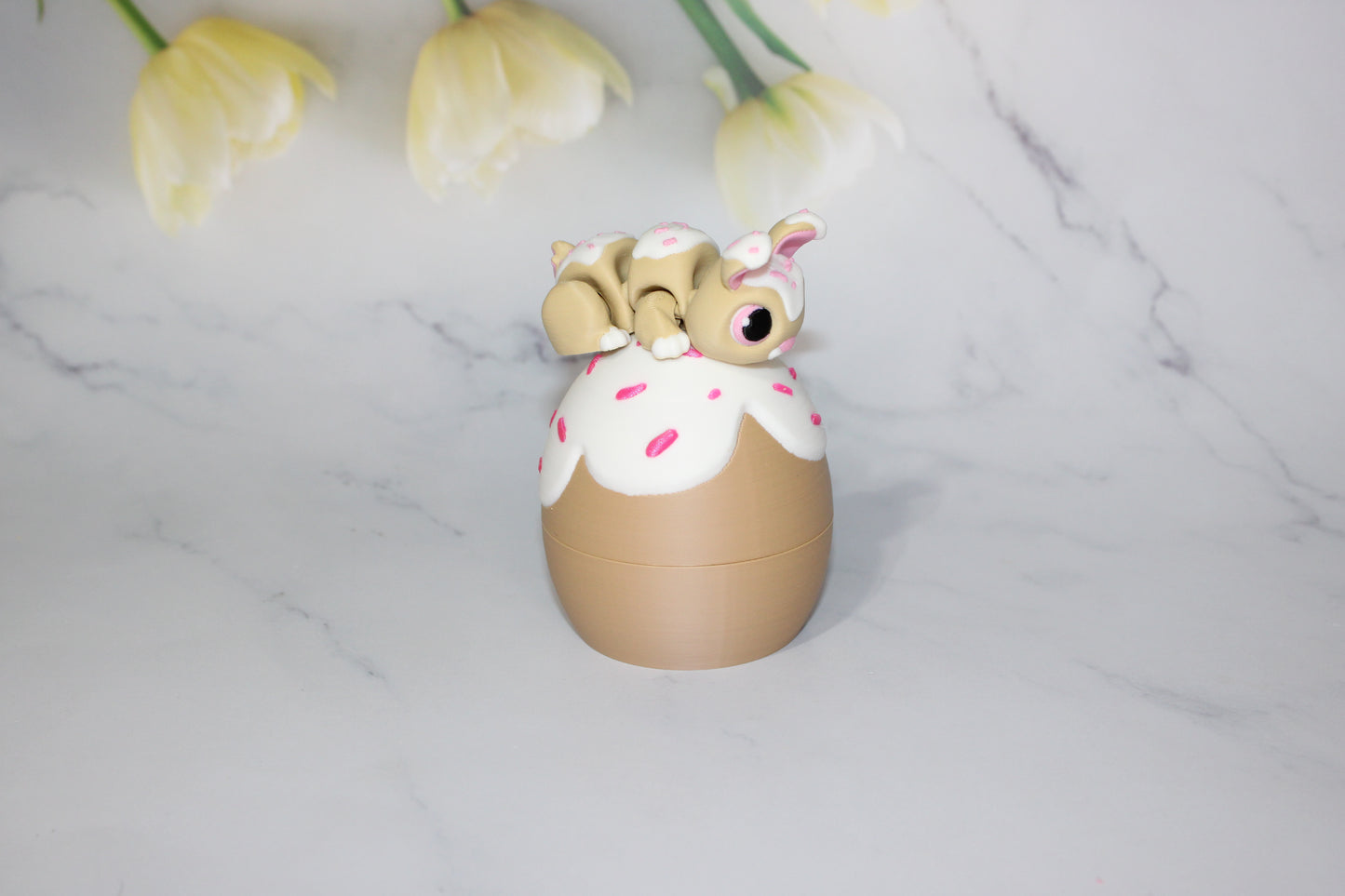 Hoptart Bunny Articulated 3d Printed Figurine