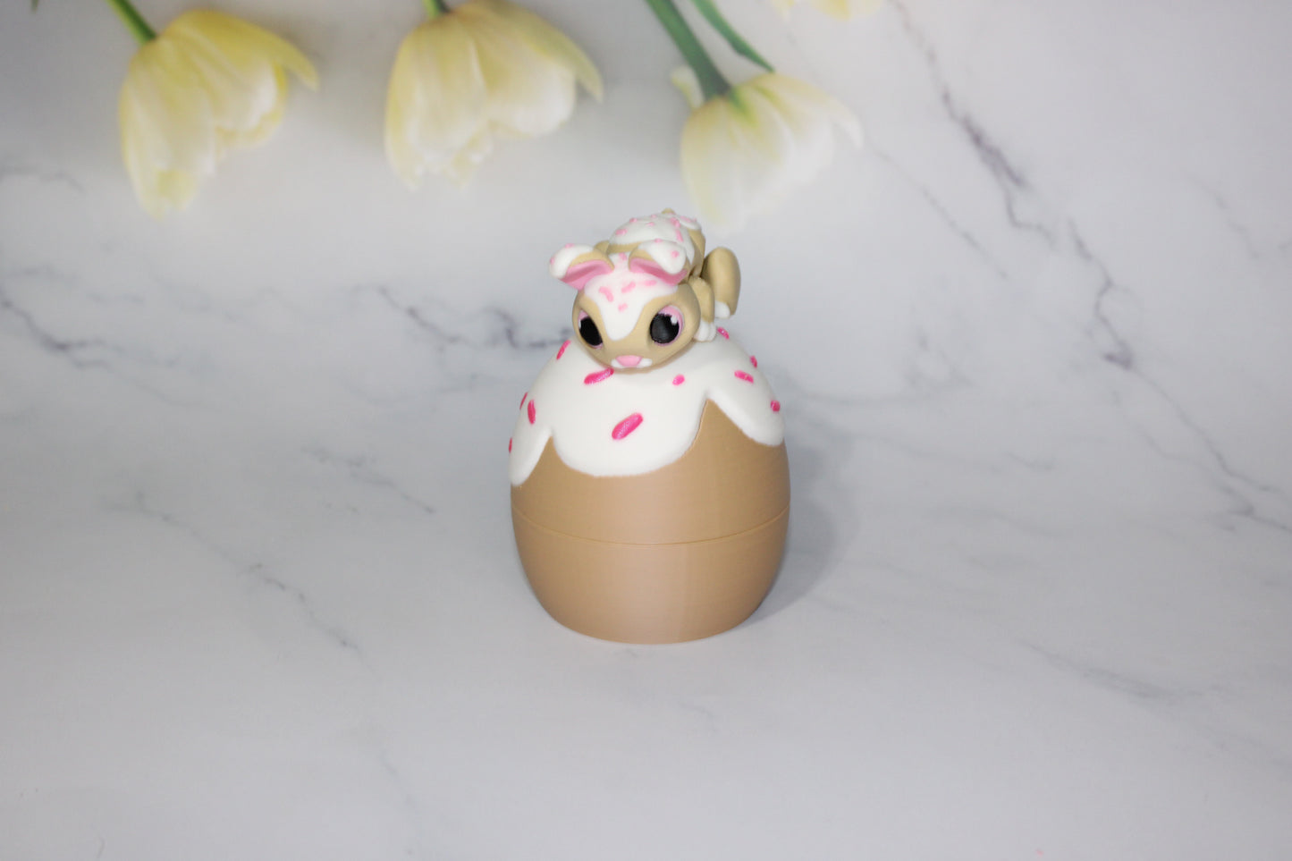 Hoptart Bunny Articulated 3d Printed Figurine