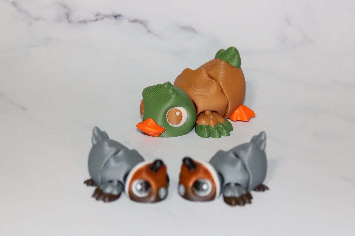 Mini Birds Articulated 3d Printed Figurine