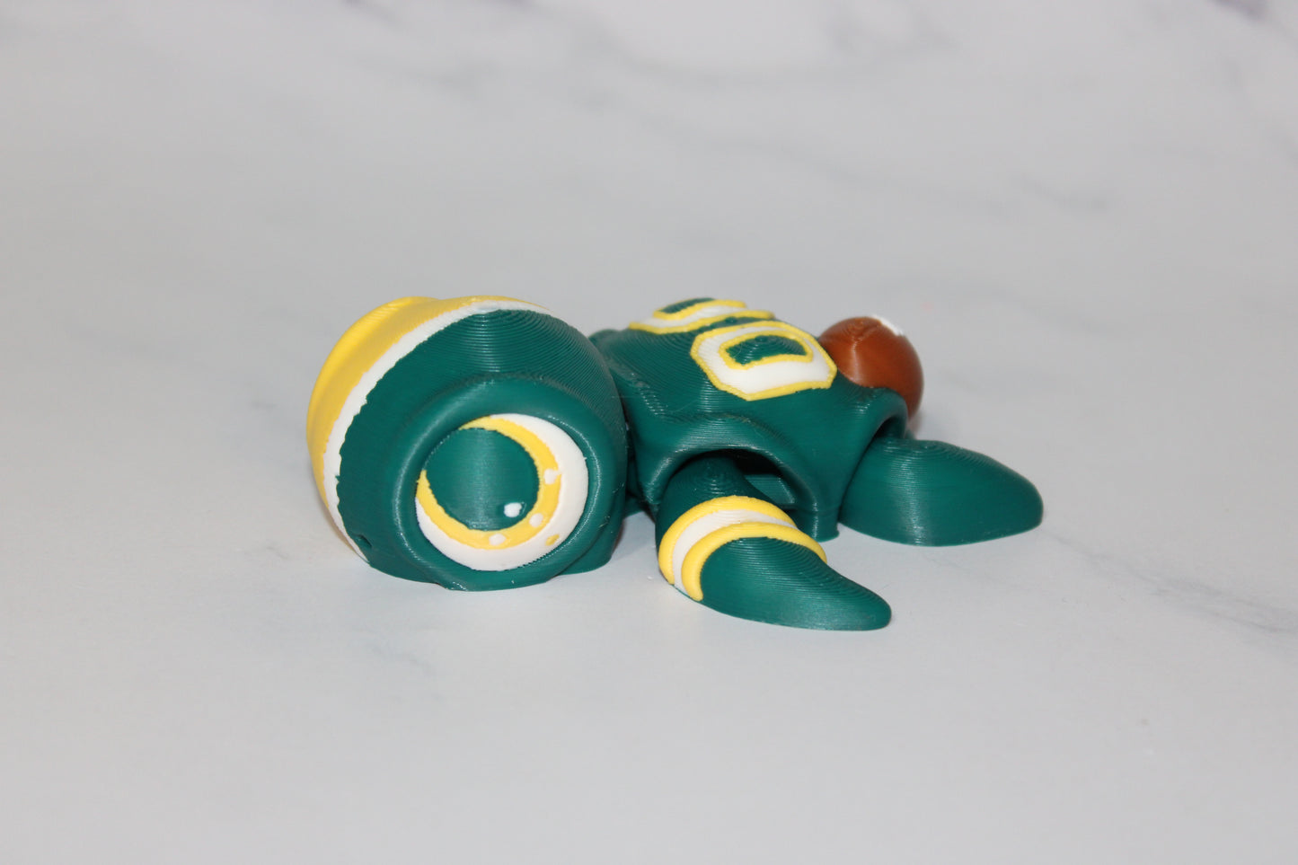 Sports Turtles Articulated 3d Printed Figurine - Wonderland 3D Printing