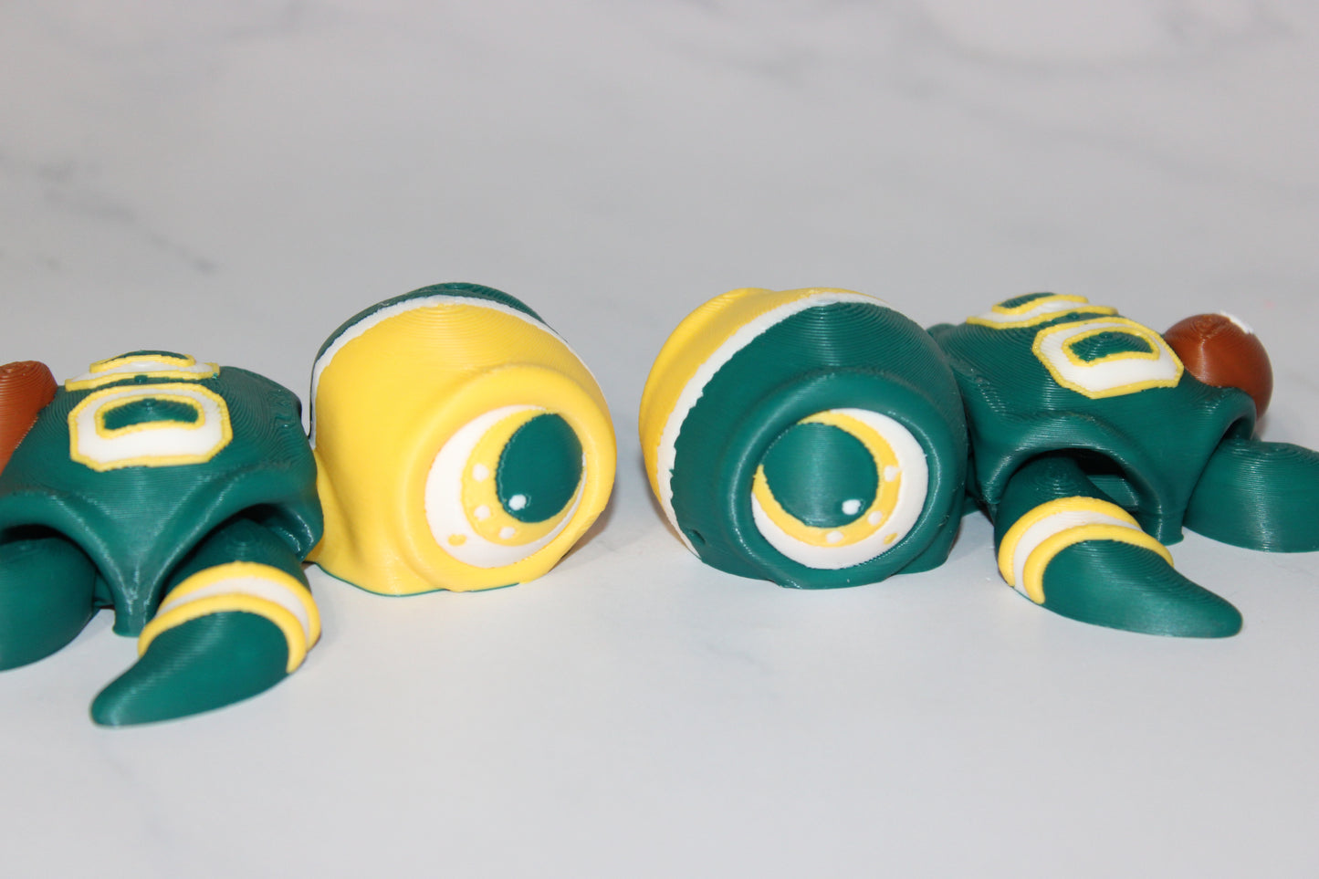 Sports Turtles Articulated 3d Printed Figurine - Wonderland 3D Printing