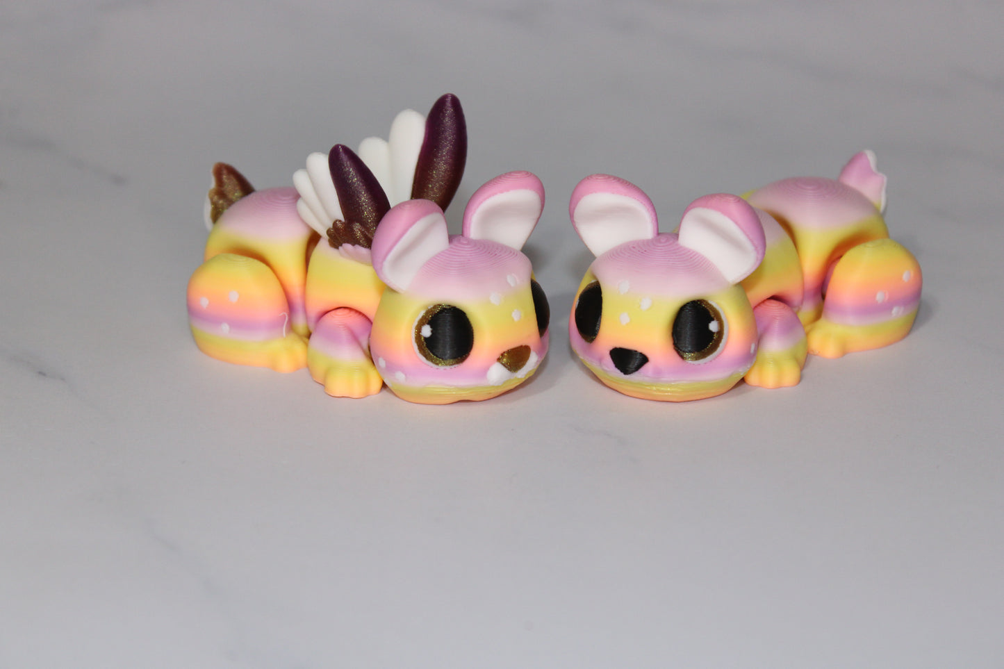 Fairy Bunny or Bunny Articulated 3d Printed Figurine