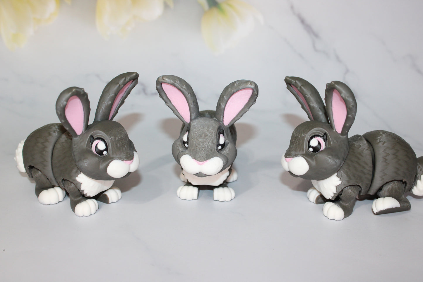 Bunny 3D Printed Articulated Figurine