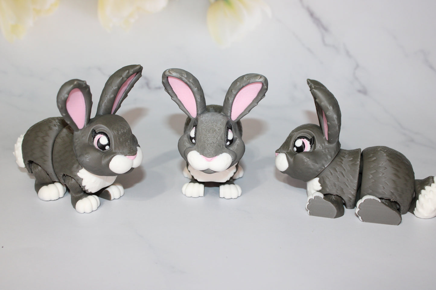 Bunny 3D Printed Articulated Figurine