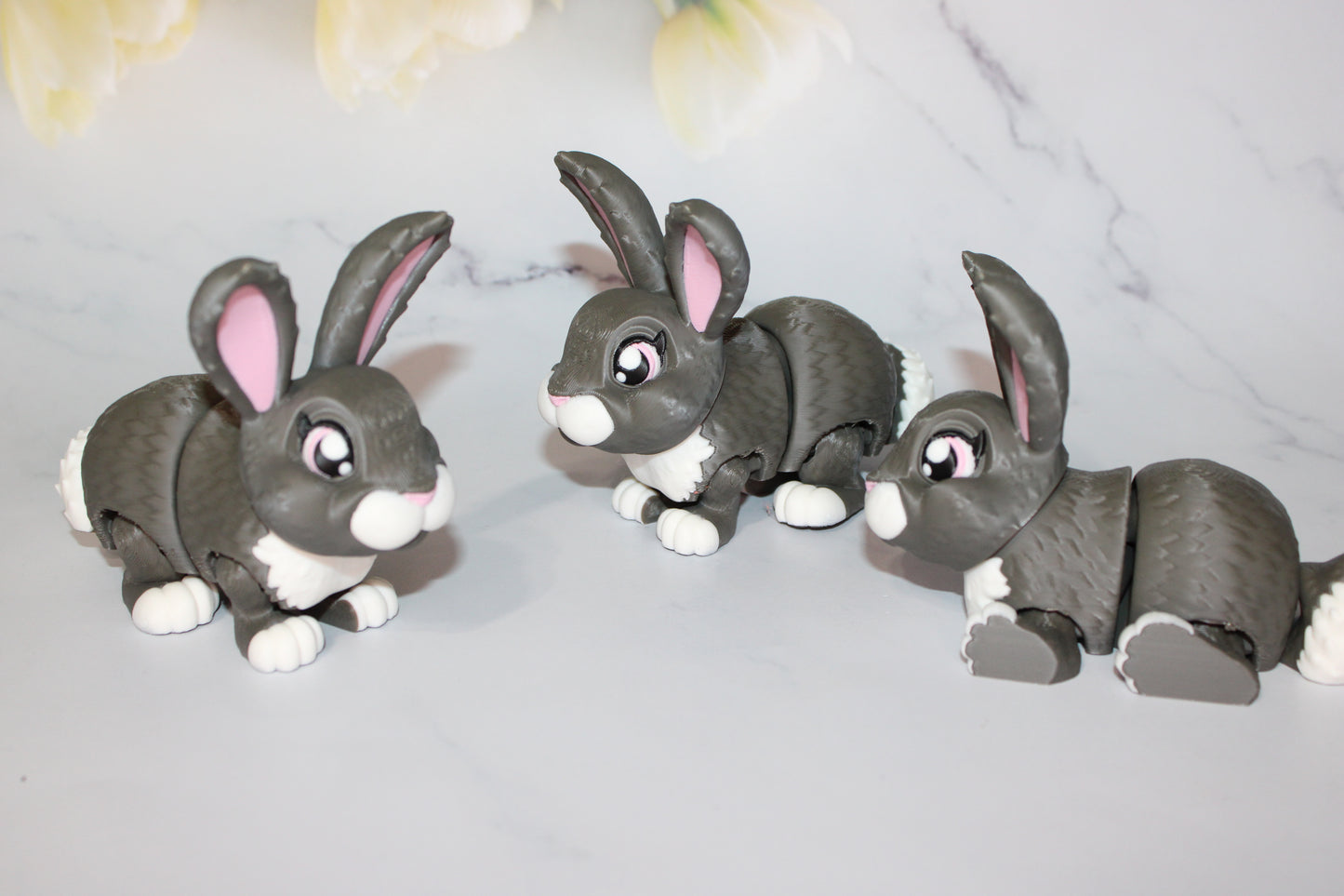 Bunny 3D Printed Articulated Figurine