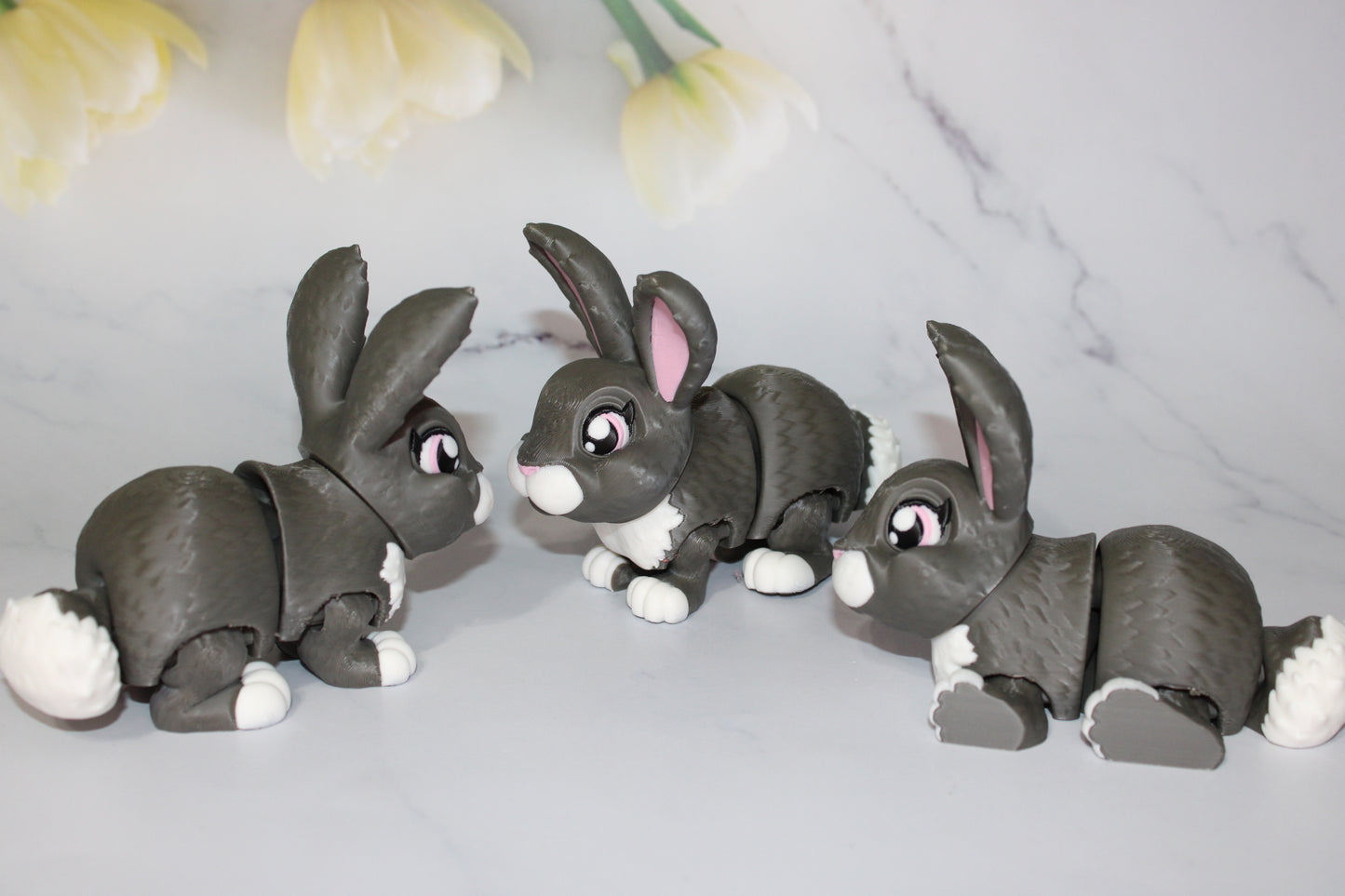 Bunny 3D Printed Articulated Figurine