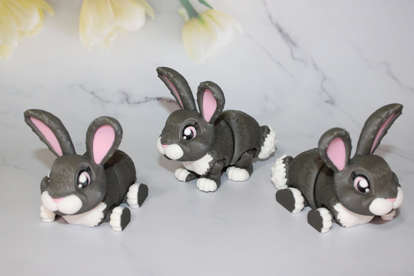 Bunny 3D Printed Articulated Figurine