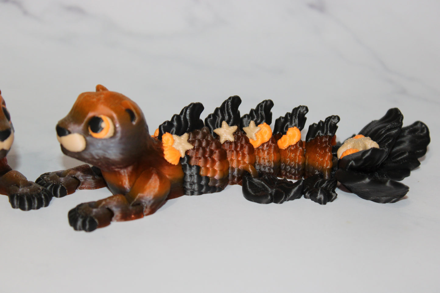Aquarius the MerOtter Articulated 3d Printed Figurine - Wonderland 3D Printing