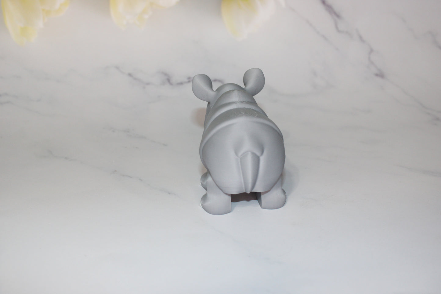 Rhino 3D Printed Articulated Flexi Fidget Figurine