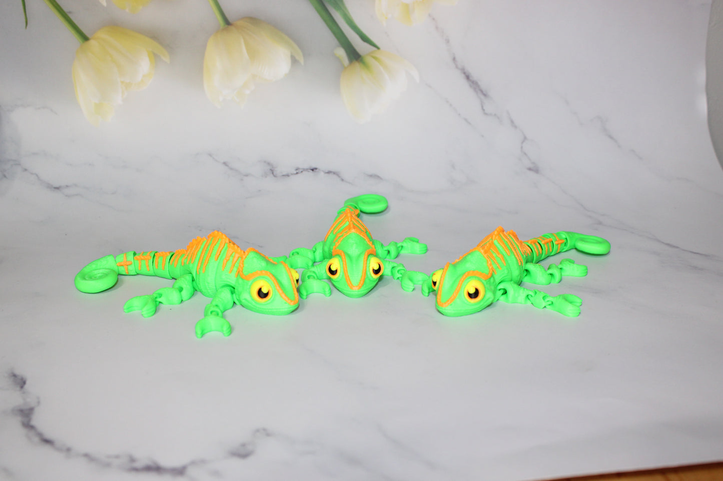 Aligator 7. 3D Printed Articulated Flexi Fidget Figurine - Wonderland 3D Printing