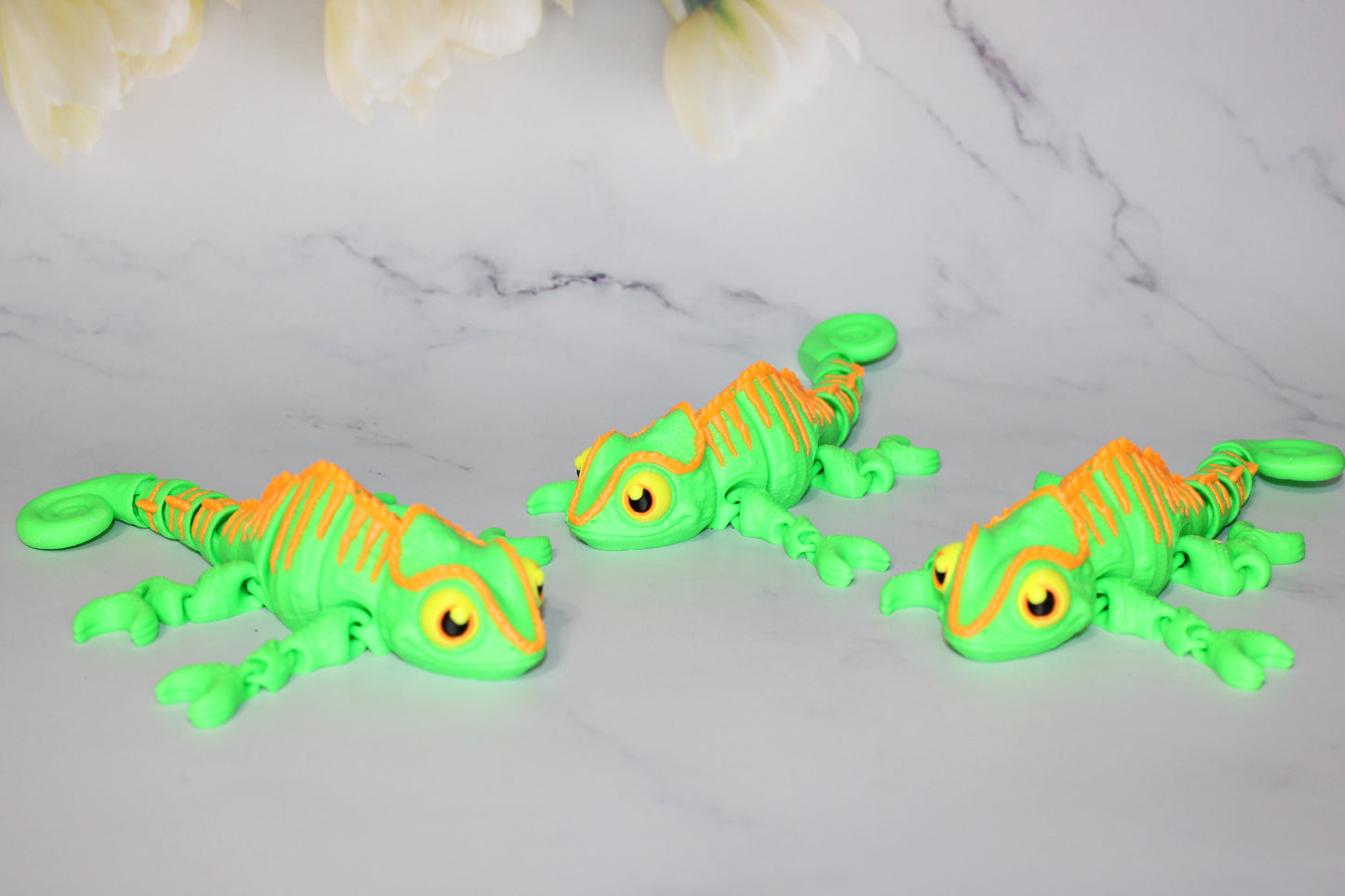 Aligator 7. 3D Printed Articulated Flexi Fidget Figurine - Wonderland 3D Printing
