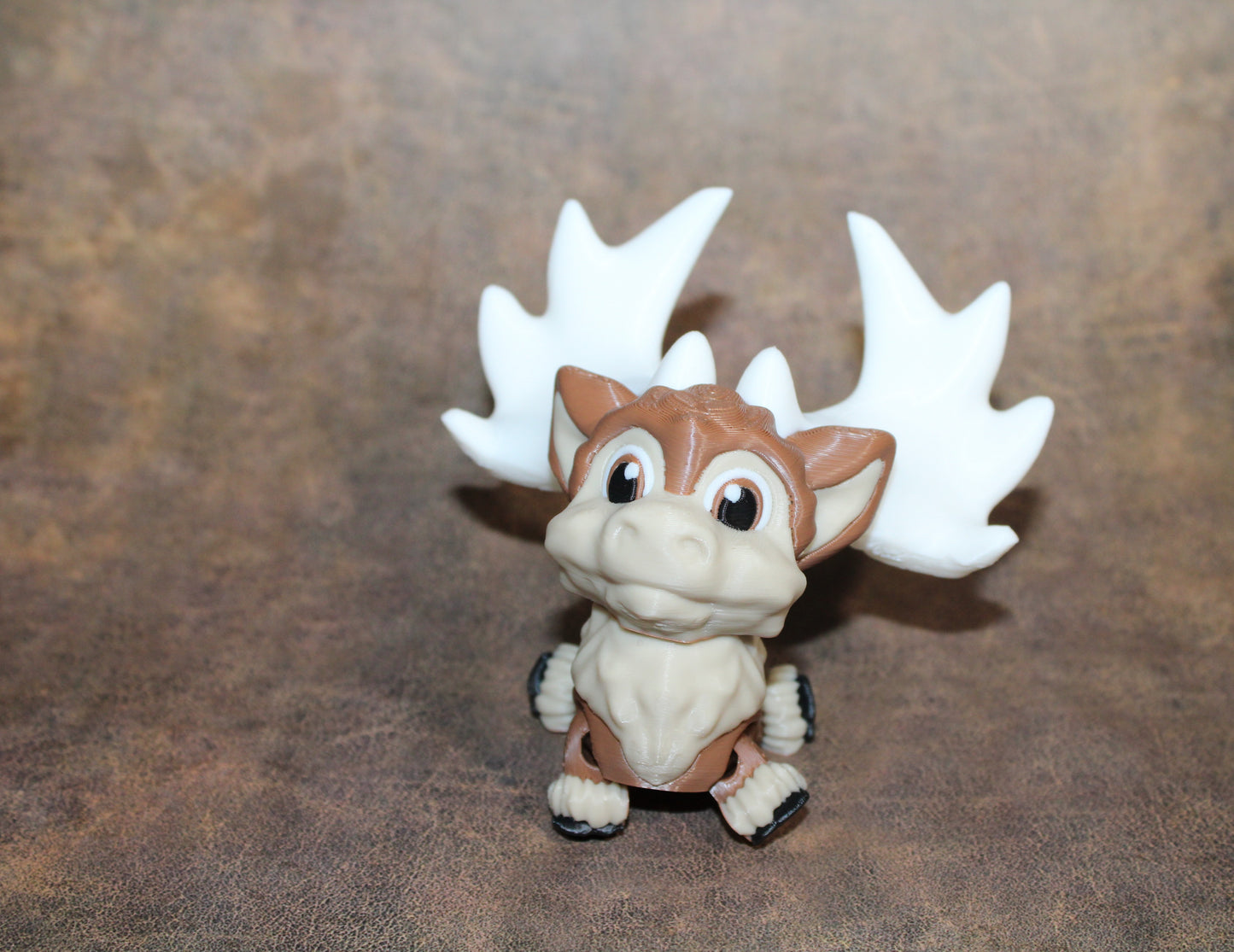 Megaloceros: 3D Printed Articulated Fidget Toy-4" tall