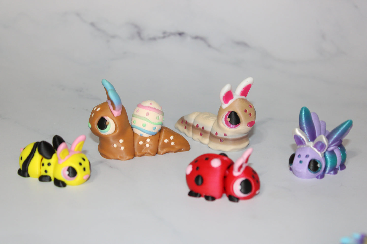 Bunny Bug: Variety to choose from- Articulated 3d Printed Figurine