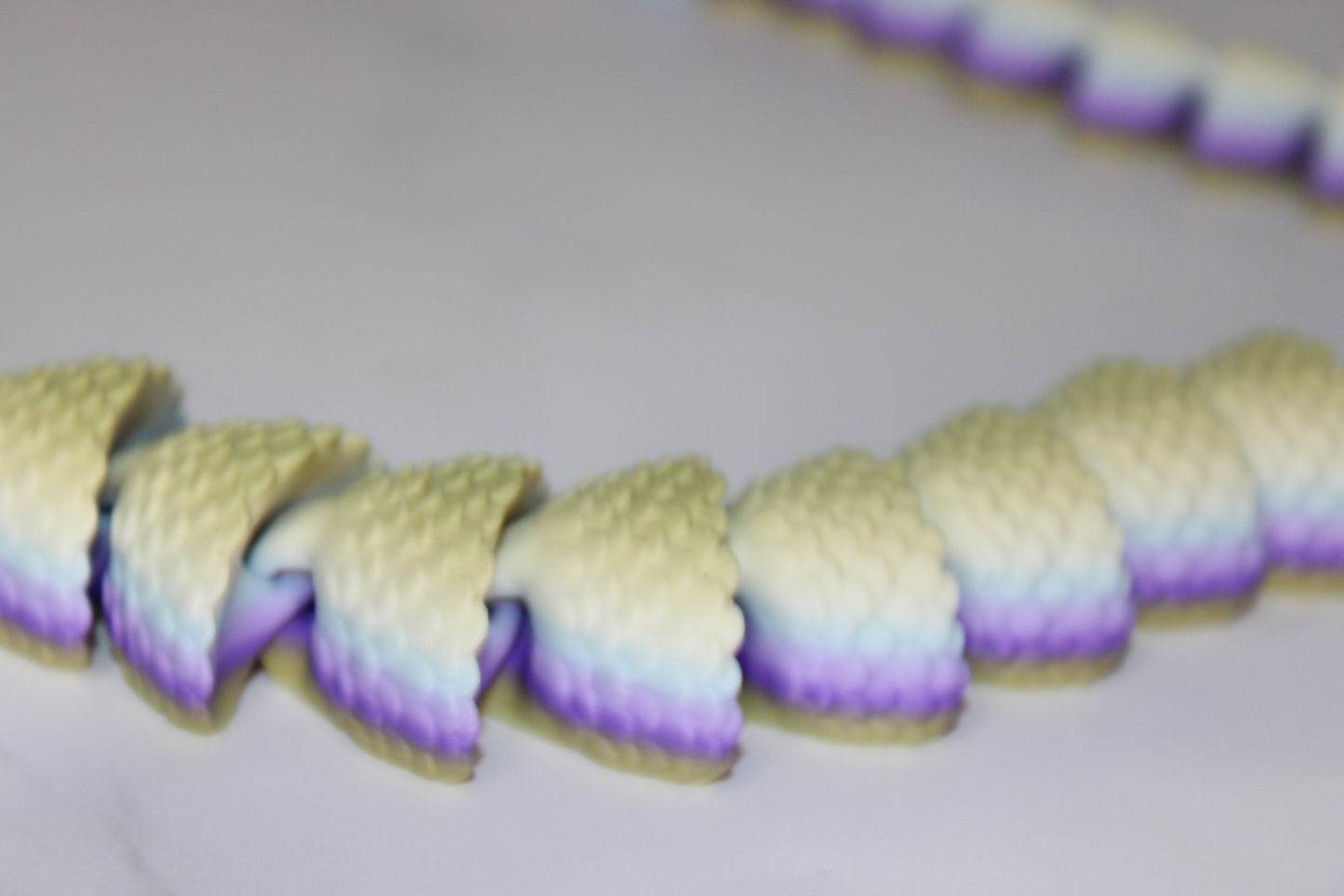 Cute Snake 17 inches Long- 3D Printed Articulated Flexi Fidget Figurine