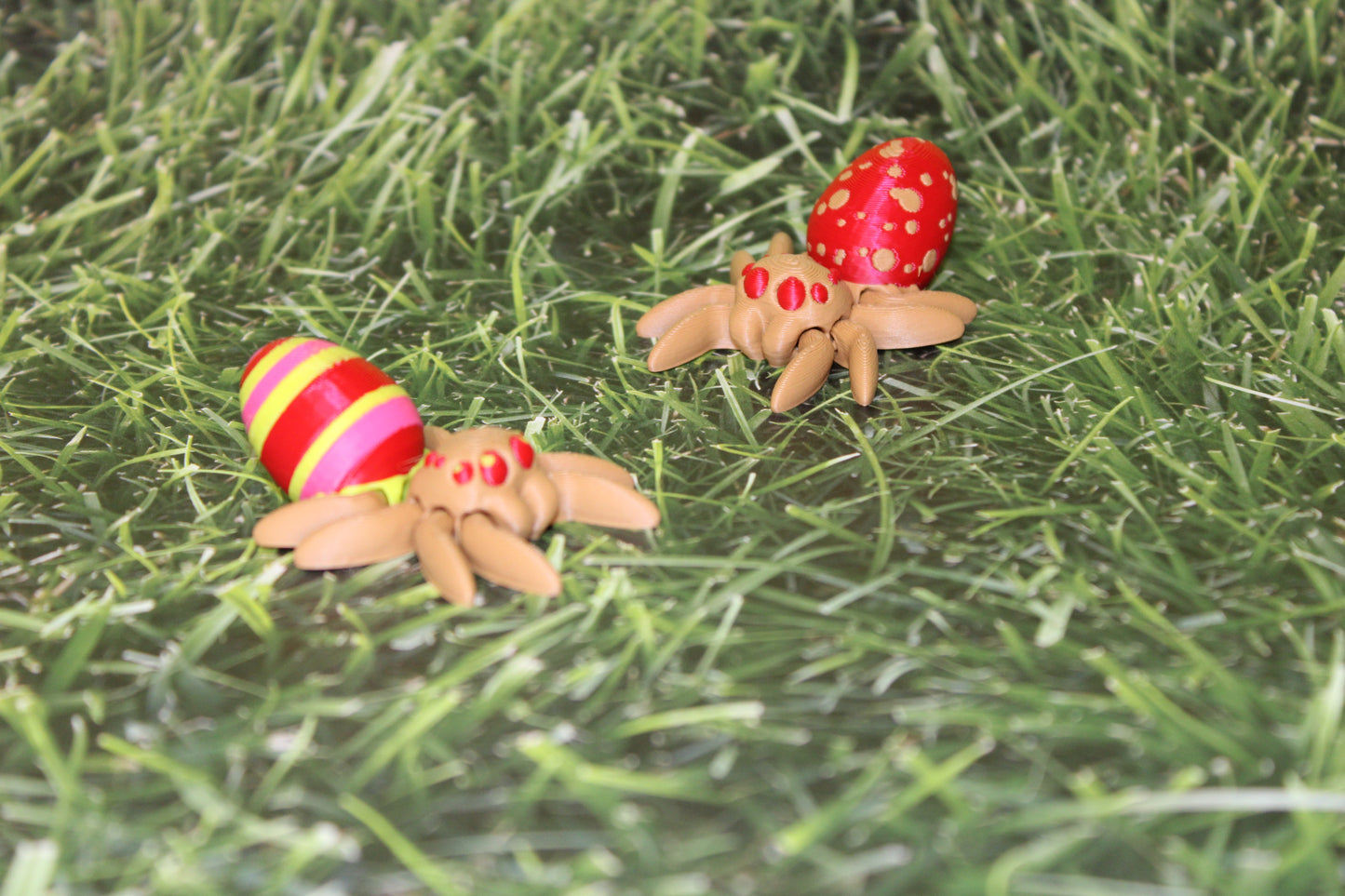Easter Egg Spider 3D Printed Articulated Figurines