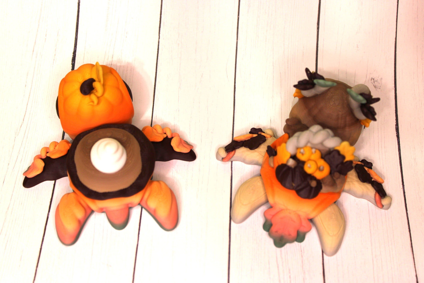 Fall Turtles 3.5 inches Long Multiple Varieties to choose from-Articulated 3d Printed Figurine