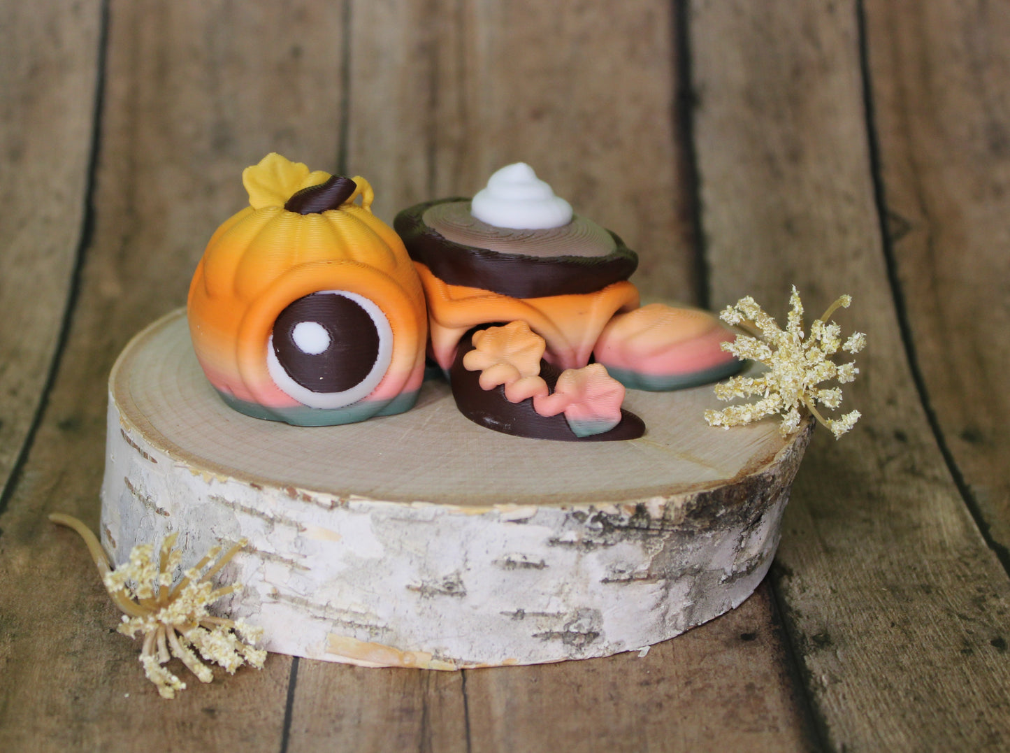 Fall Turtles 3.5 inches Long Multiple Varieties to choose from-Articulated 3d Printed Figurine