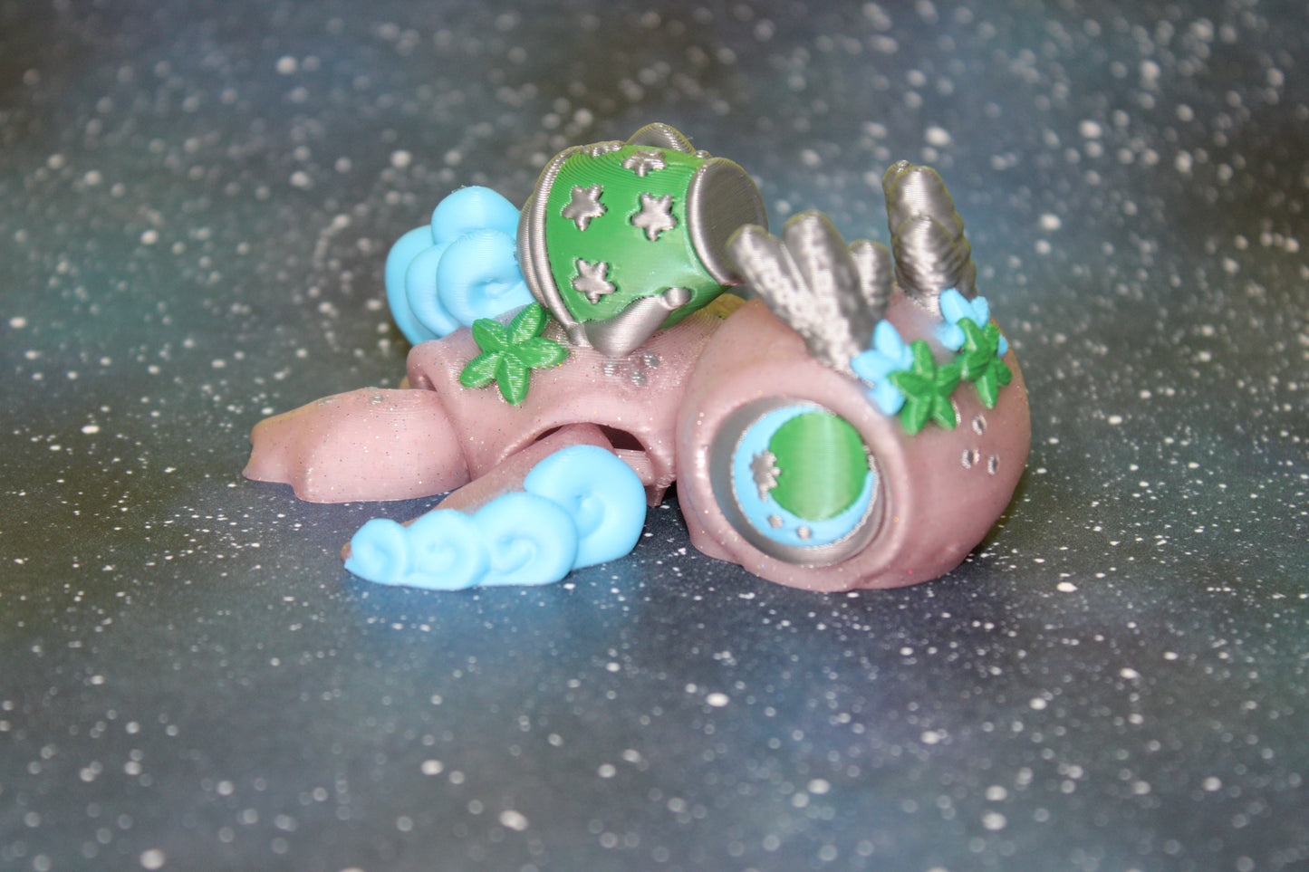Zodiac Turtles 3.5 inches Long Articulated 3d Printed Figurine - Wonderland 3D Printing