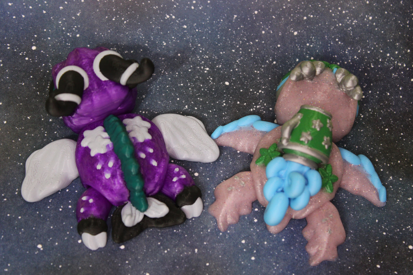 Zodiac Turtles 3.5 inches Long Articulated 3d Printed Figurine - Wonderland 3D Printing