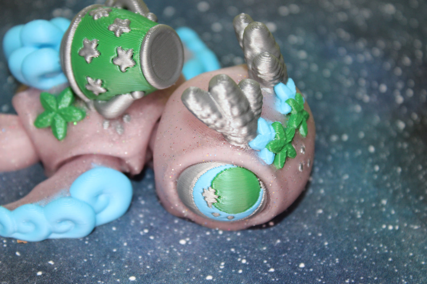 Zodiac Turtles 3.5 inches Long Articulated 3d Printed Figurine - Wonderland 3D Printing