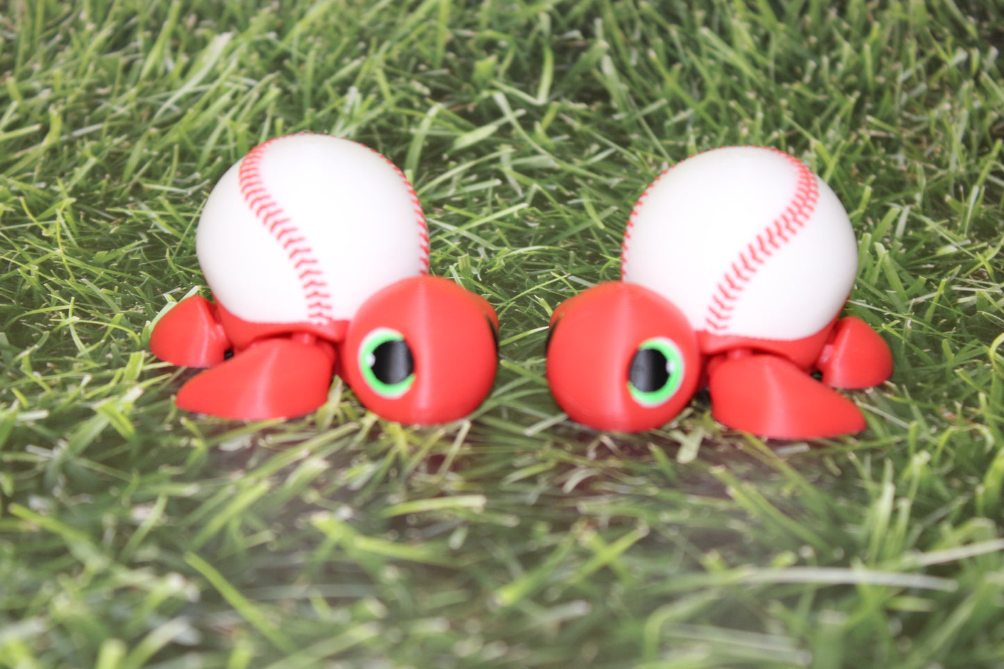 Sports Turtles Articulated 3d Printed Figurine - Wonderland 3D Printing